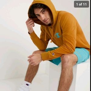 Champion Jersey Hoodie Size M